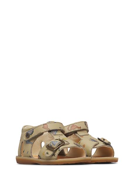 Sandales en cuir quarzo Gris- 2 - vertbaudet enfant 