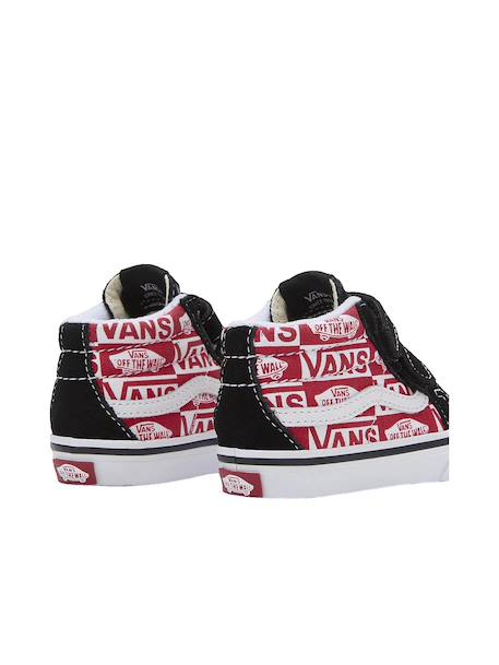 Chaussure à scratch sk8-mid reissue – confort et style junior Rouge 3 - vertbaudet enfant 