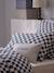 Housse de coussin petits carreaux brodée Carreaux bleu 5 - vertbaudet enfant 