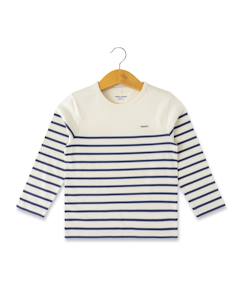 Garçon-T-shirt, polo, sous-pull-T-shirt-Mariniere manches longues 100% coton garçon