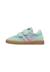 Sneakers en cuir et tissu kevis 2 vl. Blanc-noir-+Céleste-+Fuchsia-+Gris tourterelle-+Vert menthe- 23 - vertbaudet enfant 