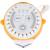 Mini veilleuse bruit blanc calinou Blanc+Gris+Orange 15 - vertbaudet enfant 