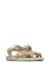 Sandales en cuir avec fleurs Brahma Platine- 2 - vertbaudet enfant 