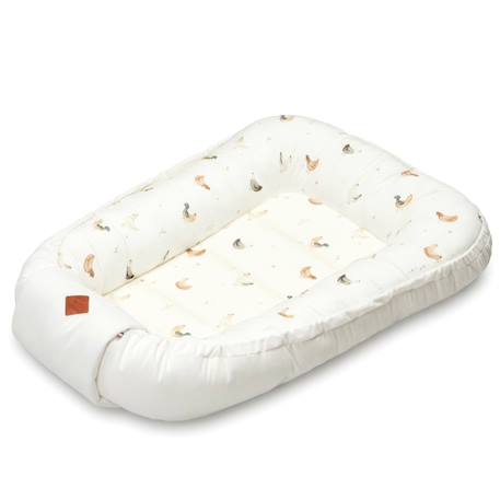 Cocon réducteur de lit matelassé et réversible gallina Écru 2 - vertbaudet enfant 