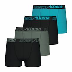 -Lot de 4 boxers garçon ecopack sport