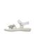 Sandales en cuir avec fleurs Mieli Blanc- 3 - vertbaudet enfant 