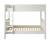 Lit superposé séparable avec matelas pin massif achille Blanc 5 - vertbaudet enfant 