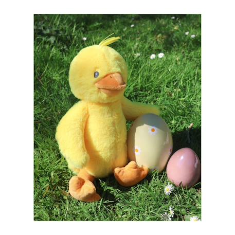Peluche - canard easter econimals en peluche éco-conçue - 24 cm Jaune 2 - vertbaudet enfant 