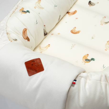 Cocon réducteur de lit matelassé et réversible gallina Écru 5 - vertbaudet enfant 