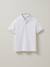 Polo garçon - coton bio Blanc 1 - vertbaudet enfant 