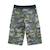 Bermuda  camouflage  en lin avec poches cargo  arcachon Kaki bleu ciel 4 - vertbaudet enfant 