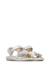 Sandales en cuir avec fleurs Mieli Blanc- 2 - vertbaudet enfant 