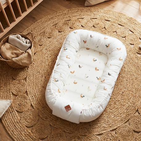 Cocon réducteur de lit matelassé et réversible gallina Écru 3 - vertbaudet enfant 