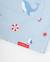 Poncho de bain a capuche enfant microfibre Blue+Multi coloured 2 - vertbaudet enfant 