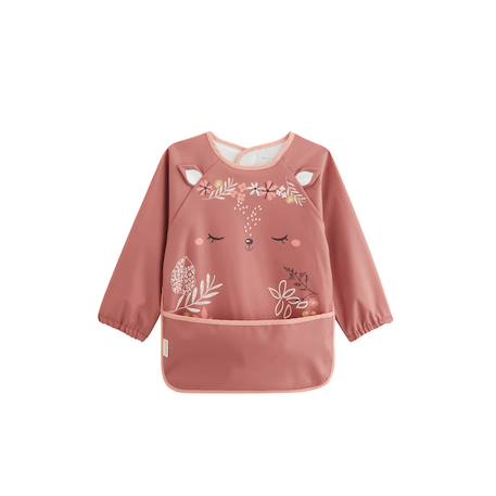 Bavoir tablier manches longues bloom Rose 2 - vertbaudet enfant 