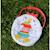 Peluche - bonbonnière œuf coloré 16 cm Blanc 3 - vertbaudet enfant 