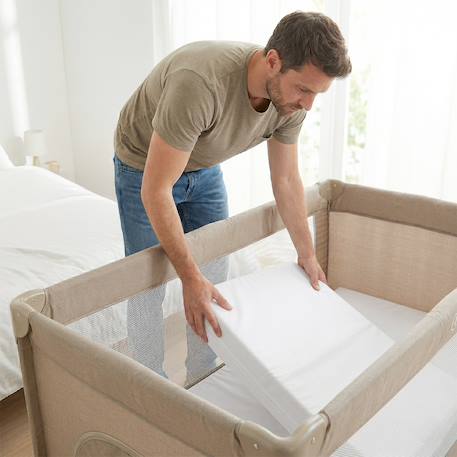 Matelas de voyage pliable pour bébé Blanc 3 - vertbaudet enfant 