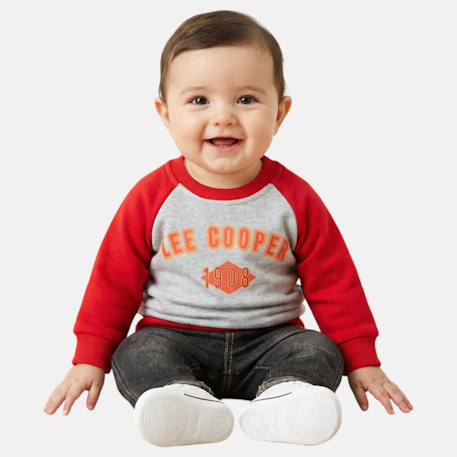 Ensemble bébé veste à capuche et pantalon Rouge 3 - vertbaudet enfant 