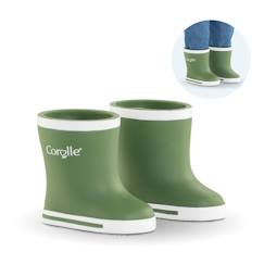 Jouet-Poupons et poupées-Poupées mannequins et accessoires-Bottes de pluie kaki pour poupée ma corolle