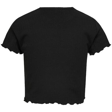 T-shirt fille Noir 2 - vertbaudet enfant 