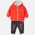 Ensemble bébé veste à capuche et pantalon Rouge 5 - vertbaudet enfant 