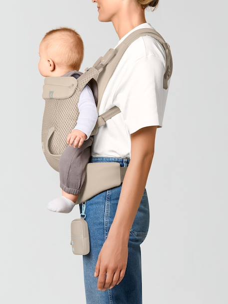 Porte-bébé physiologique LAYA noir+sable 15 - vertbaudet enfant 