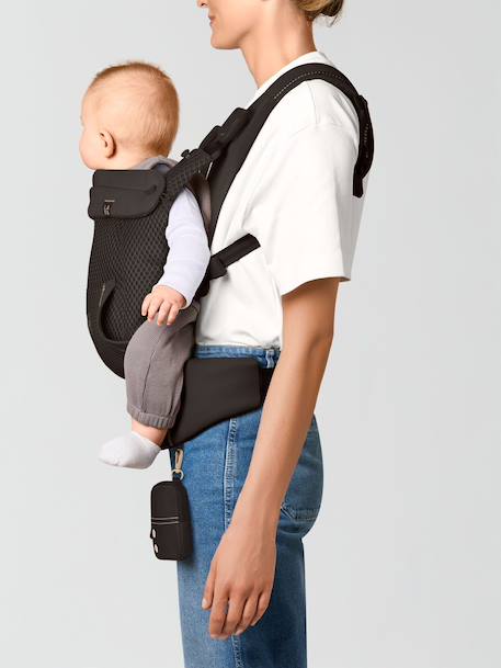 Porte-bébé physiologique LAYA noir+sable 7 - vertbaudet enfant 
