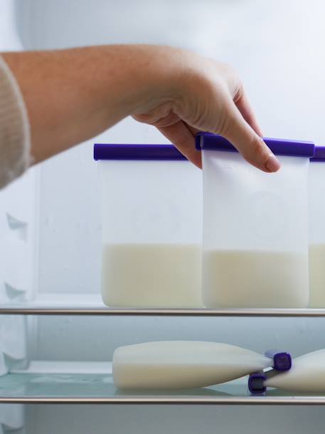 Lot 5 sachets conservation lait maternel blanc 3 - vertbaudet enfant 