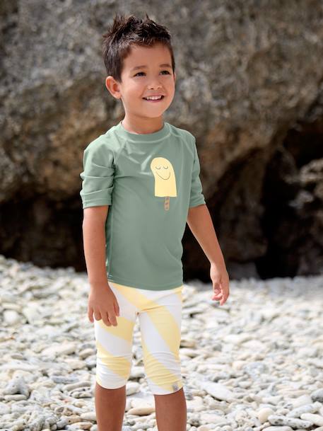 T-shirt anti-UV manches courtes vert 4 - vertbaudet enfant 