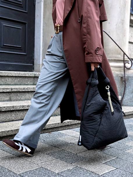 Sac à langer bandoulière Teya noir+vert 2 - vertbaudet enfant 