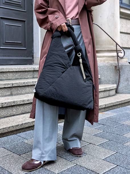Sac à langer bandoulière Teya noir+vert 1 - vertbaudet enfant 