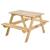 Table pique-nique pour enfant forestiere bois fsc® Marron 2 - vertbaudet enfant 