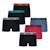 Lot de 6 boxers garçon ecopack trio choc Noir - Vert - Bleu+Noir-bleu-rouge+Noir-noir-noir-bleu-rouge-turquoise 4 - vertbaudet enfant 
