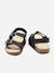 Sandales à scratch Bleu foncé+Noir+Taupe 8 - vertbaudet enfant 