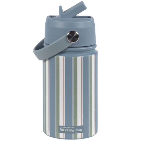 Gourde isotherme avec paille anti-fuite summer Bleu+Vert 10 - vertbaudet enfant 