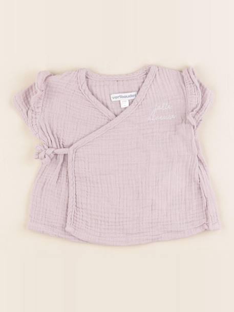 Blouse - 6 mois Violet 1 - vertbaudet enfant 
