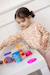 Blouse manches longues 100% coton bébé fille Imprime fond grege 1 - vertbaudet enfant 