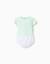 Barboteuse en coton avec motif coquillages Vert clair 1 - vertbaudet enfant 
