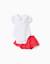 Body avec imprimé minnie + jupe Rouge 1 - vertbaudet enfant 