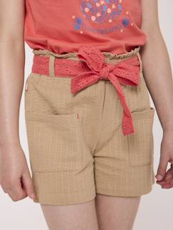 -Short 100% coton fille