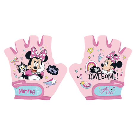 Gants mitaine de vélo Minnie Rose 2 - vertbaudet enfant 