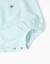 Lot de 2 barboteuses sans manches en coton Vert clair 4 - vertbaudet enfant 