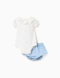 -Body avec motif + jupe en jean