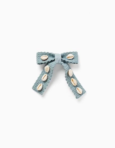 Bébé-Accessoires-Accessoires cheveux-Barrette avec nœud et coquillages