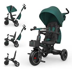 Puériculture-Tricycle évolutif 6-en-1 SPINSTEP 2 PLUS avec siège pivotant 360° et dossier réglable