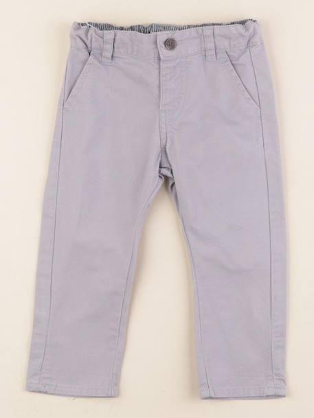 Pantalon - 12 mois Gris 1 - vertbaudet enfant 