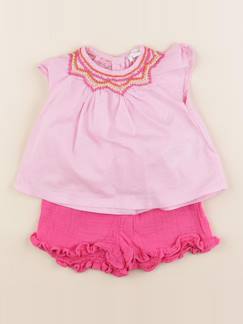 Seconde main-Fille-Ensemble - 3 mois