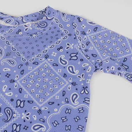 T-shirt anti uv bébé spf 50+ summer Blanc+Bleu+Vert 11 - vertbaudet enfant 