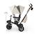 Tricycle Évolutif Kinderkraft SPINSTEP 2 PLUS avec Siège Pivotant 360°, Dossier Réglable, Capote UPF50+ et Roue Libre Beige+Vert 3 - vertbaudet enfant 