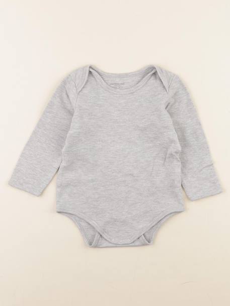 Body - 24 mois Gris 1 - vertbaudet enfant 